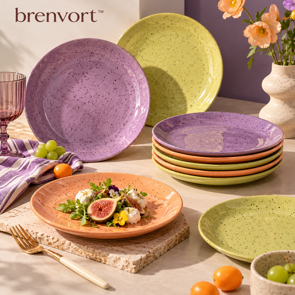 𝒃𝒓𝒆𝒏𝒗𝒐𝒓𝒕™ Speckled Ceramic Dinner Plate