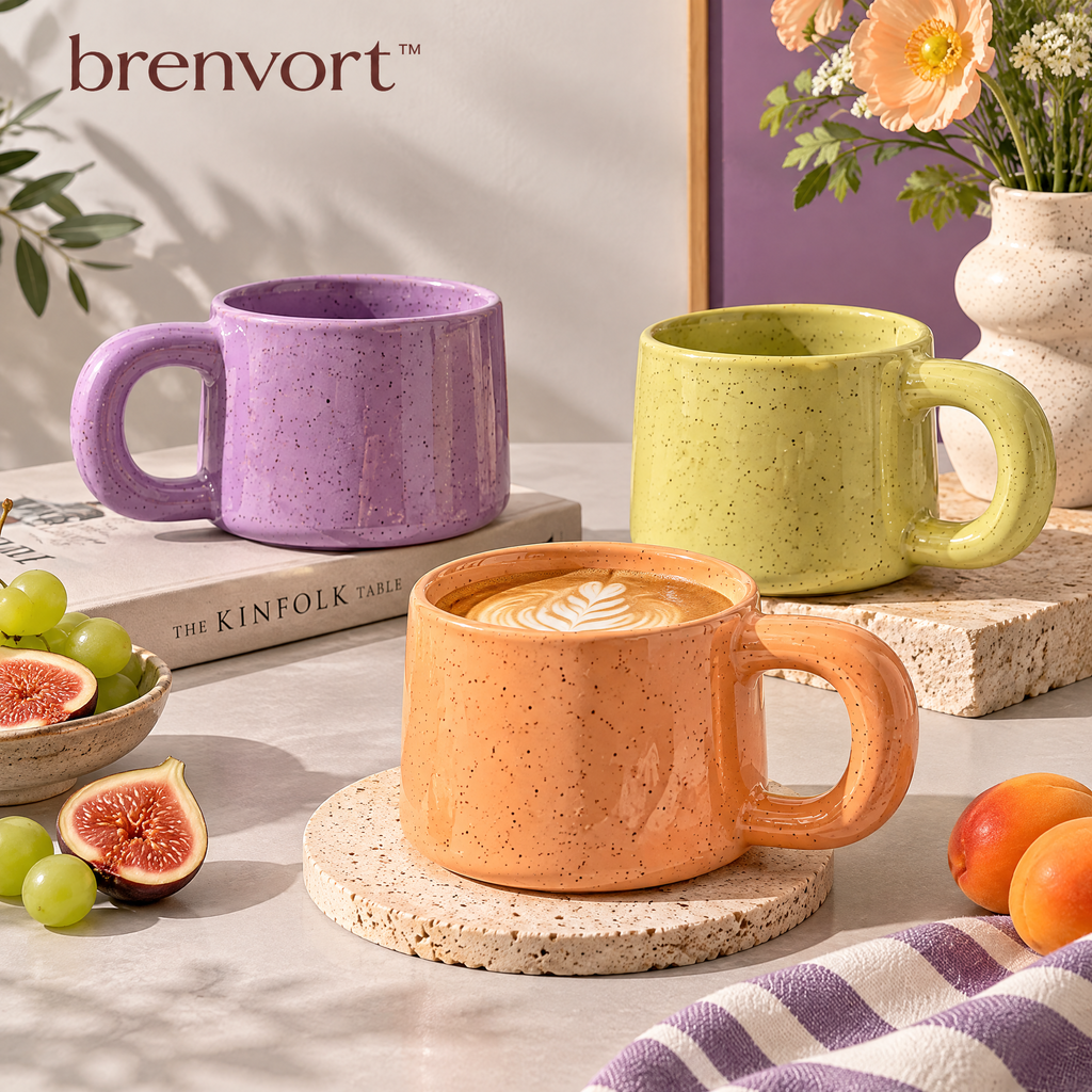 𝒃𝒓𝒆𝒏𝒗𝒐𝒓𝒕™ Wide-Handle Ceramic Mug