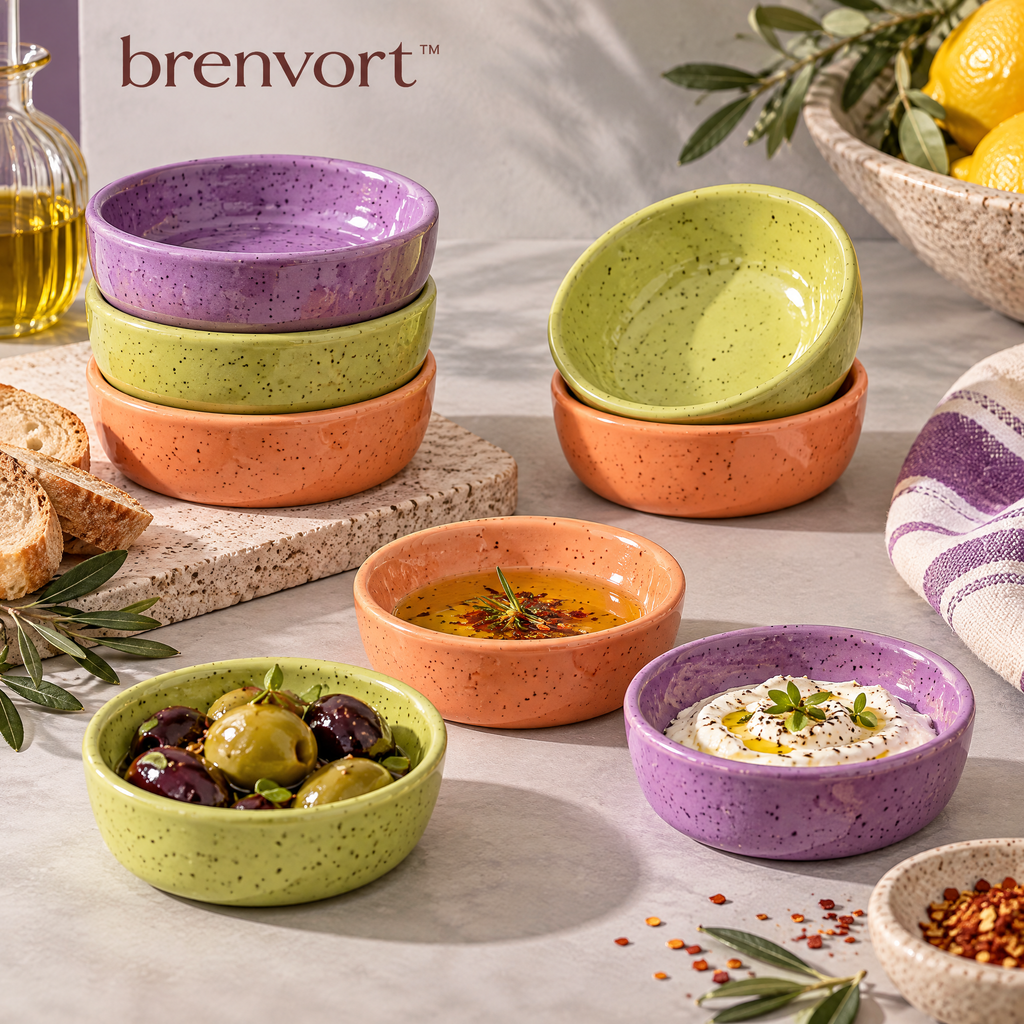 𝒃𝒓𝒆𝒏𝒗𝒐𝒓𝒕™ Mini Ceramic Dipping Dish Set