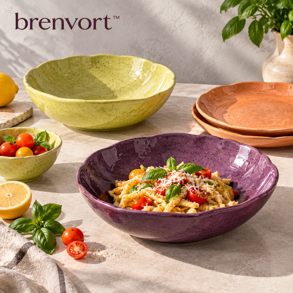 𝒃𝒓𝒆𝒏𝒗𝒐𝒓𝒕™ Deep Ceramic Pasta Bowl