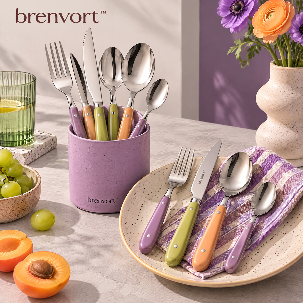 𝒃𝒓𝒆𝒏𝒗𝒐𝒓𝒕™ Stainless Steel Dinner Cutlery Set
