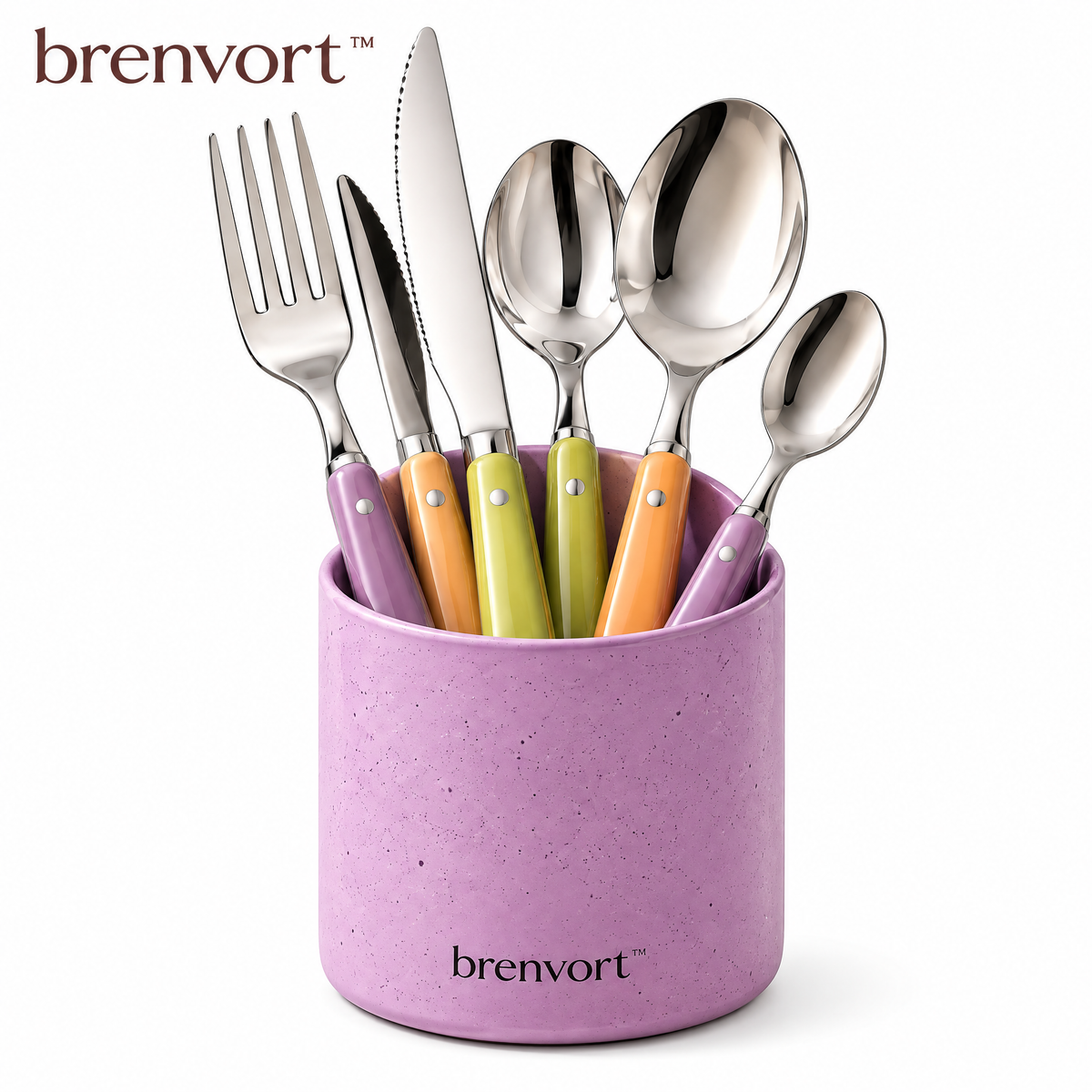 𝒃𝒓𝒆𝒏𝒗𝒐𝒓𝒕™ Stainless Steel Dinner Cutlery Set
