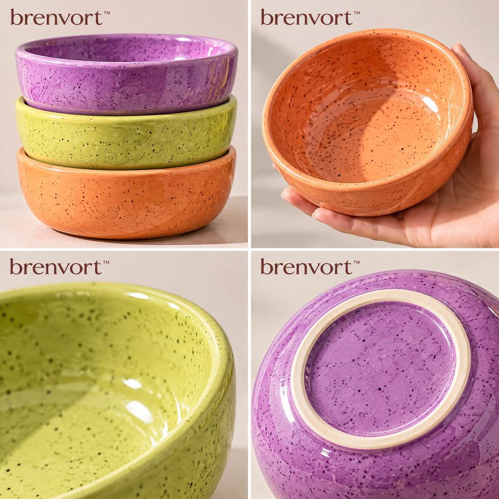 𝒃𝒓𝒆𝒏𝒗𝒐𝒓𝒕™ Mini Ceramic Dipping Dish Set