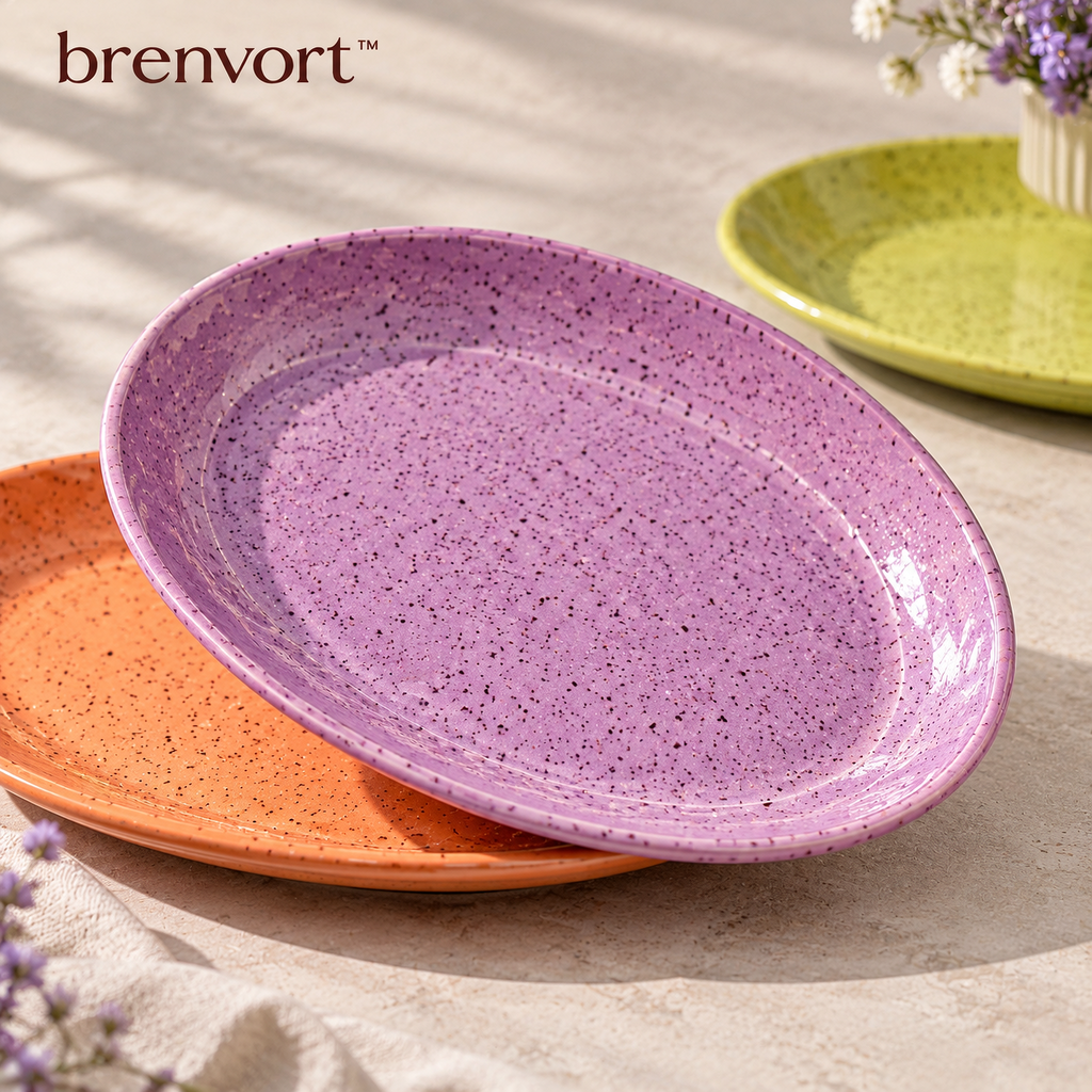 𝒃𝒓𝒆𝒏𝒗𝒐𝒓𝒕™ Oval Stoneware Side Plate
