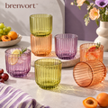 𝒃𝒓𝒆𝒏𝒗𝒐𝒓𝒕™ Ribbed Glass Tumbler Set